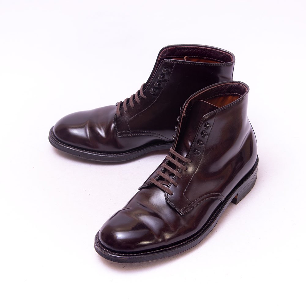 オールデン 8609HC プレーントゥ レースアップブーツ ミリタリーラスト サイズ8.5E 中古革靴販売|革靴の通販ラスタイルシューズショップ