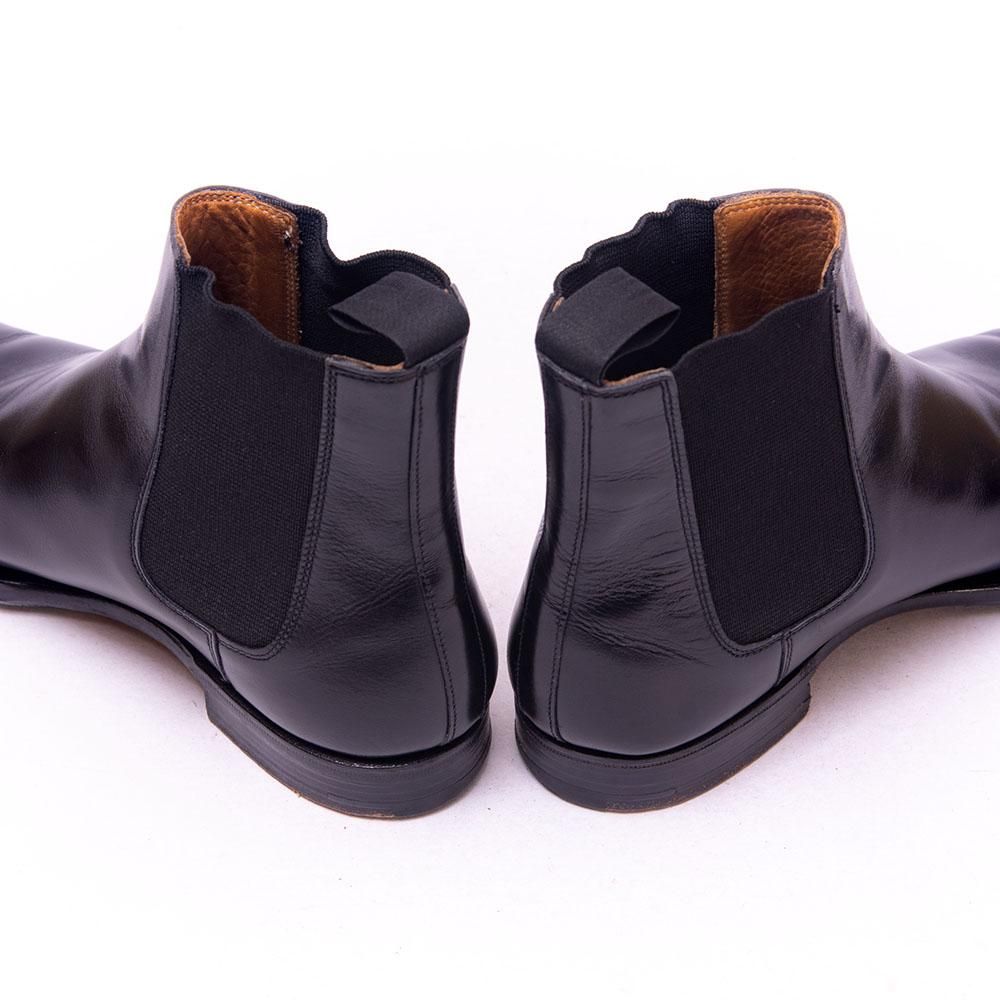 【paul smith】サイドゴアブーツ　クロコ型押し　ブラック paul smith】サイドゴアブーツ クロコ型押し ブラック paul