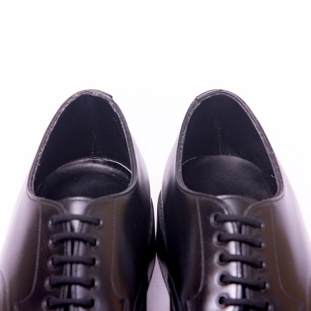 EDWARDGREEN×MACKINTOSH別注 プレーントゥ エドワードグリーン プレーントゥ ブラック MACKINTOSH