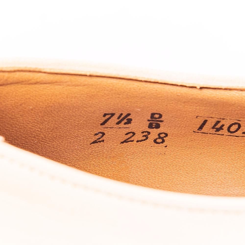 ウォークオーバー プレーントゥダービー ホワイトバックス サイズ7.5D