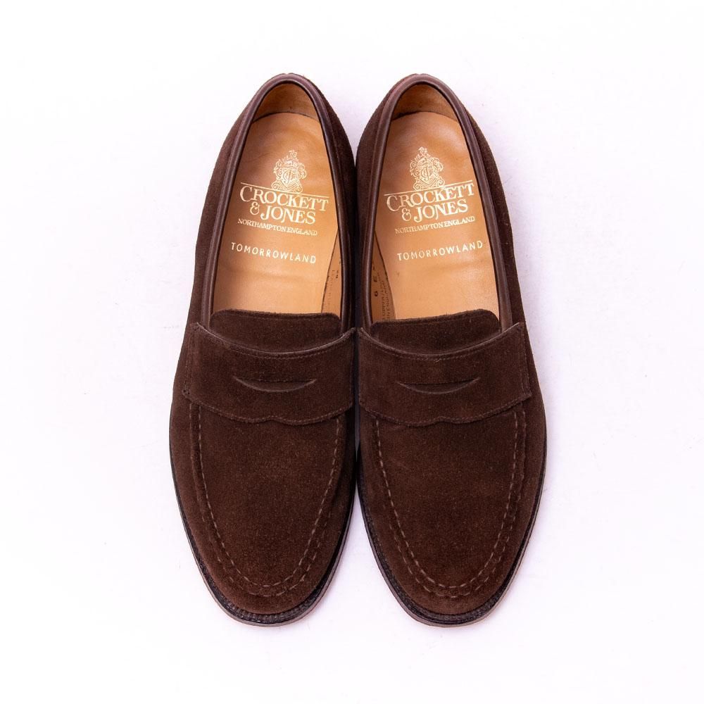 193.CROCKETT&JONES BOSTON コインローファー 9E