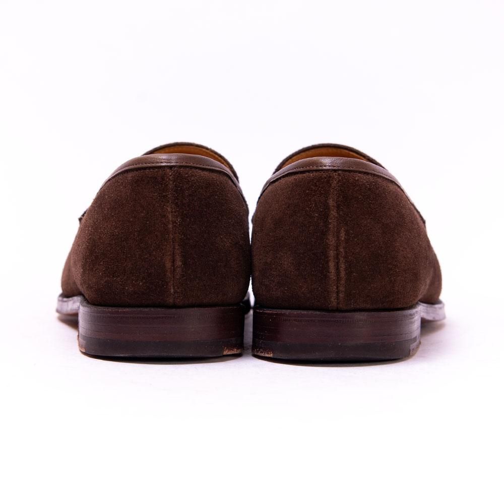 CrockettJones/ローファー/BOSTON/ブラウンスエード　UK7 クロケット＆ジョーンズ BOSTON(ボストン)コインローファー