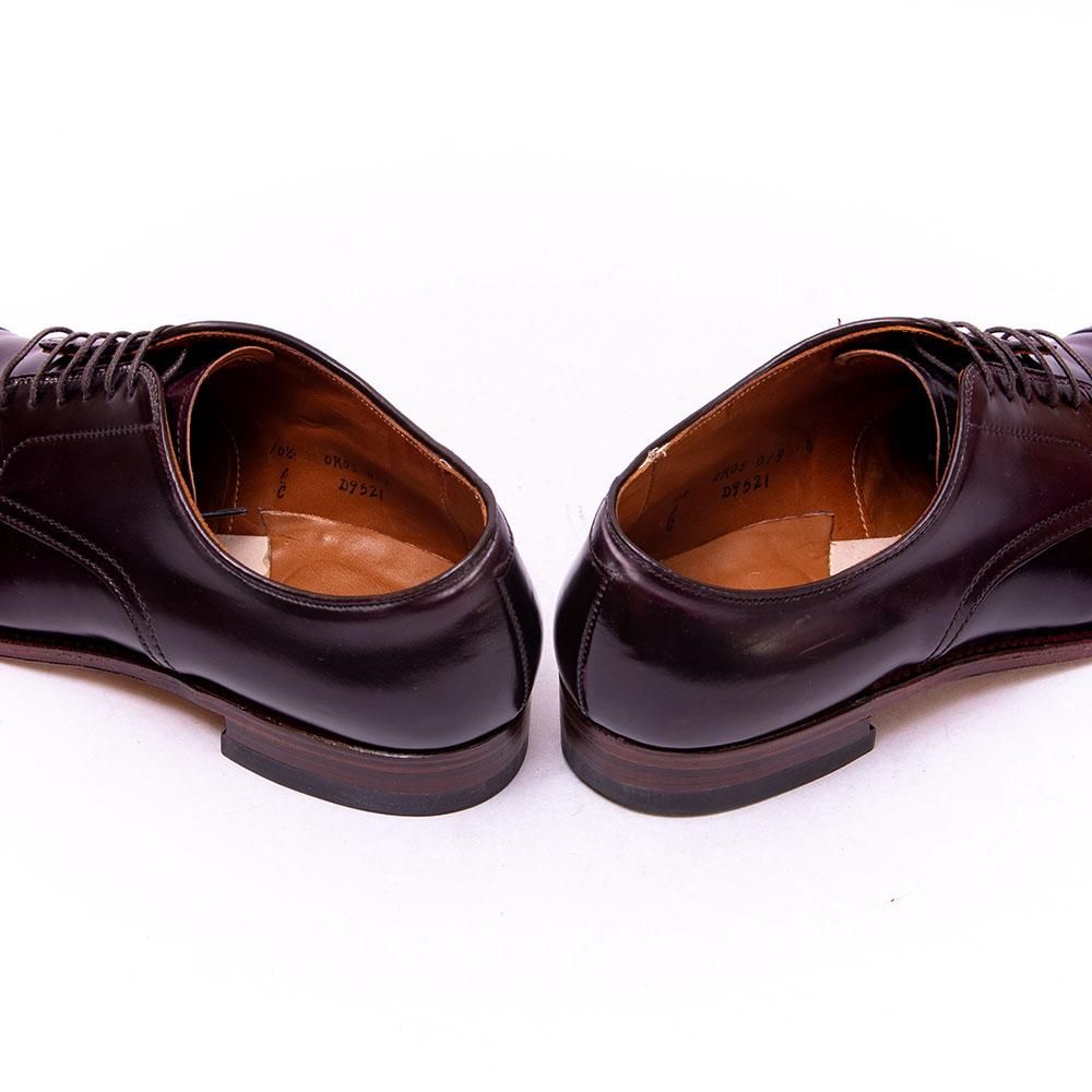 Alden オールデン　D9521　バーガンディーコードバン　US10C オールデン D9521パンチドキャップトゥ コードバン バーガンディ
