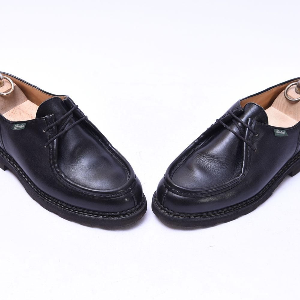 パラブーツ MICHAEL(ミカエル)チロリアンシューズ ブラック リスレザー