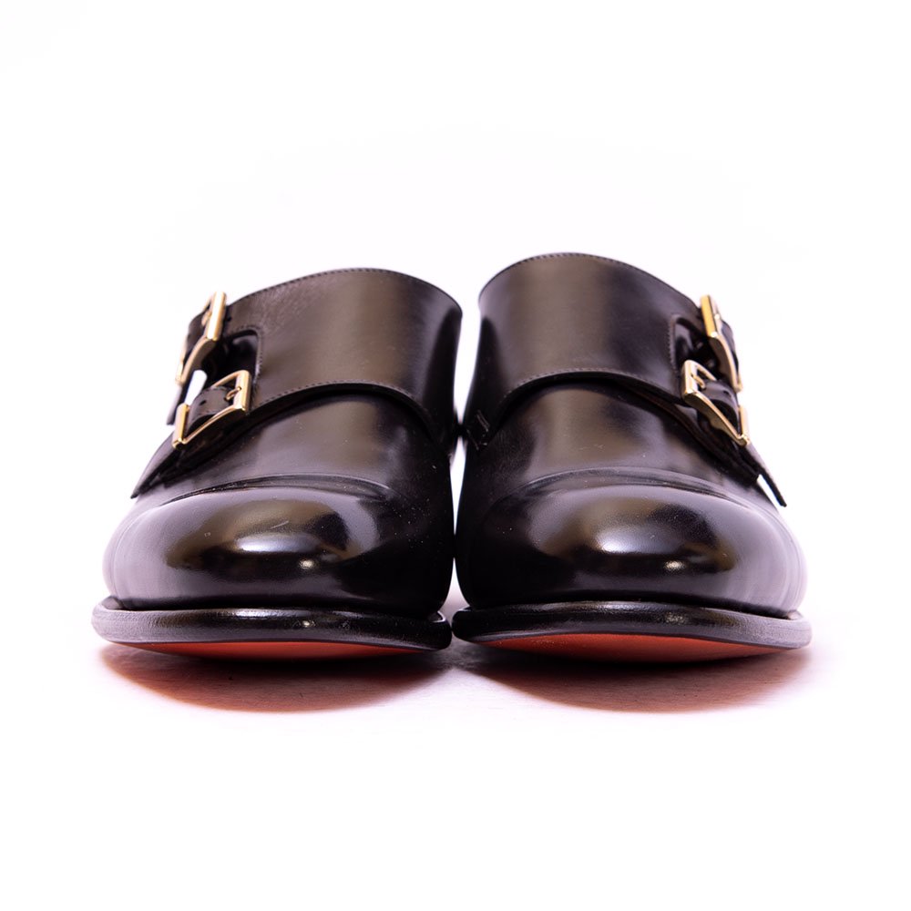 サントーニ 11652 ダブルモンク ブラック サイズ6.5 - 中古革靴販売 ...