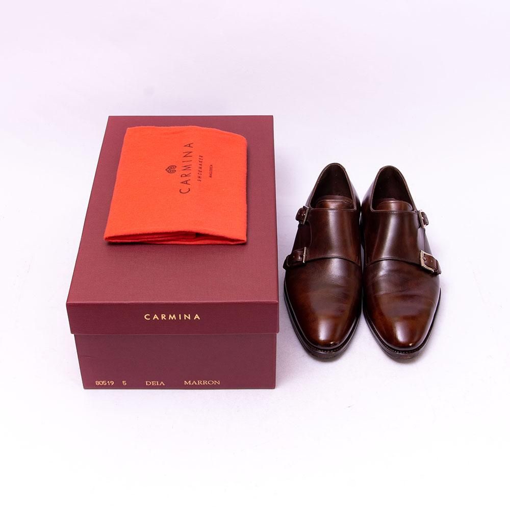 カルミナ 80519 ダブルモンク ダークブラウンミュージアムカーフ