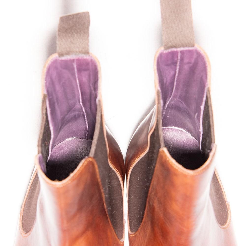 カルミナ 80216 サイドゴアブーツ ダークブラウンミュージアムカーフ