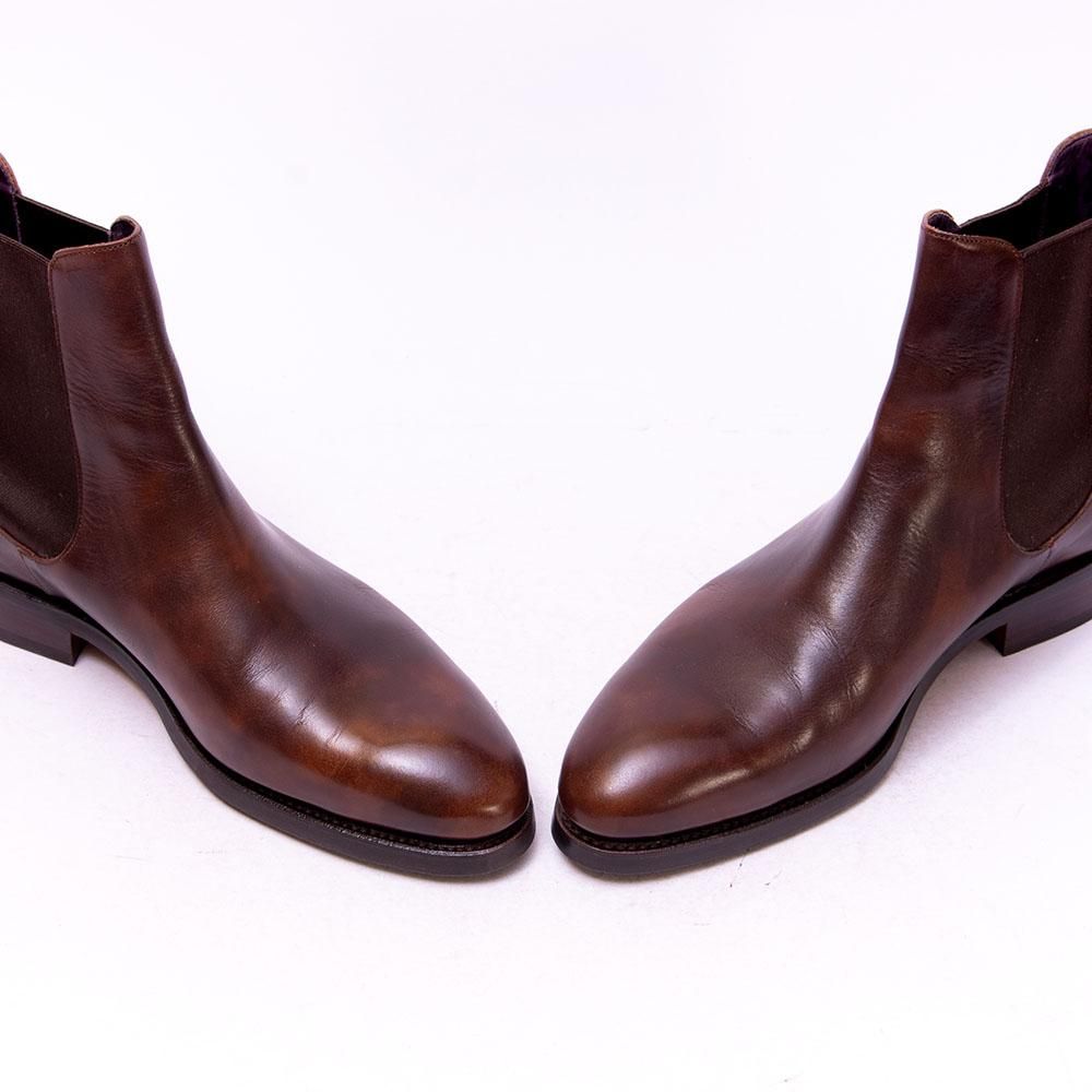 カルミナ 80216 サイドゴアブーツ ダークブラウンミュージアムカーフ