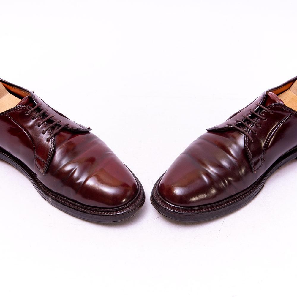 Alden オールデン 990 プレーントゥ コードバン 8D オールデン プレーントゥ ブルーチャーカラー 8 シェルコードバン 990