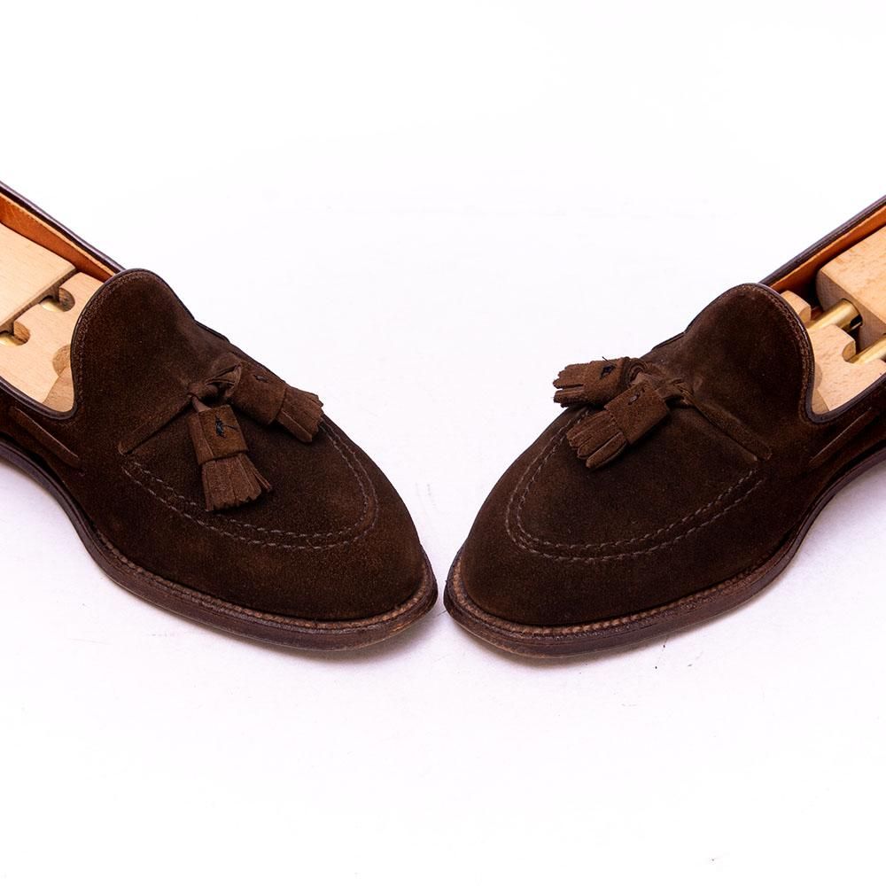 オールデン 36203F タッセルローファー ダークブラウンスエード UNITED