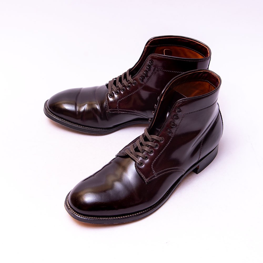 『ALDEN』オールデン (8 1/2) プレーントゥ ブーツ コードバン 革靴状態未使用に近い状態