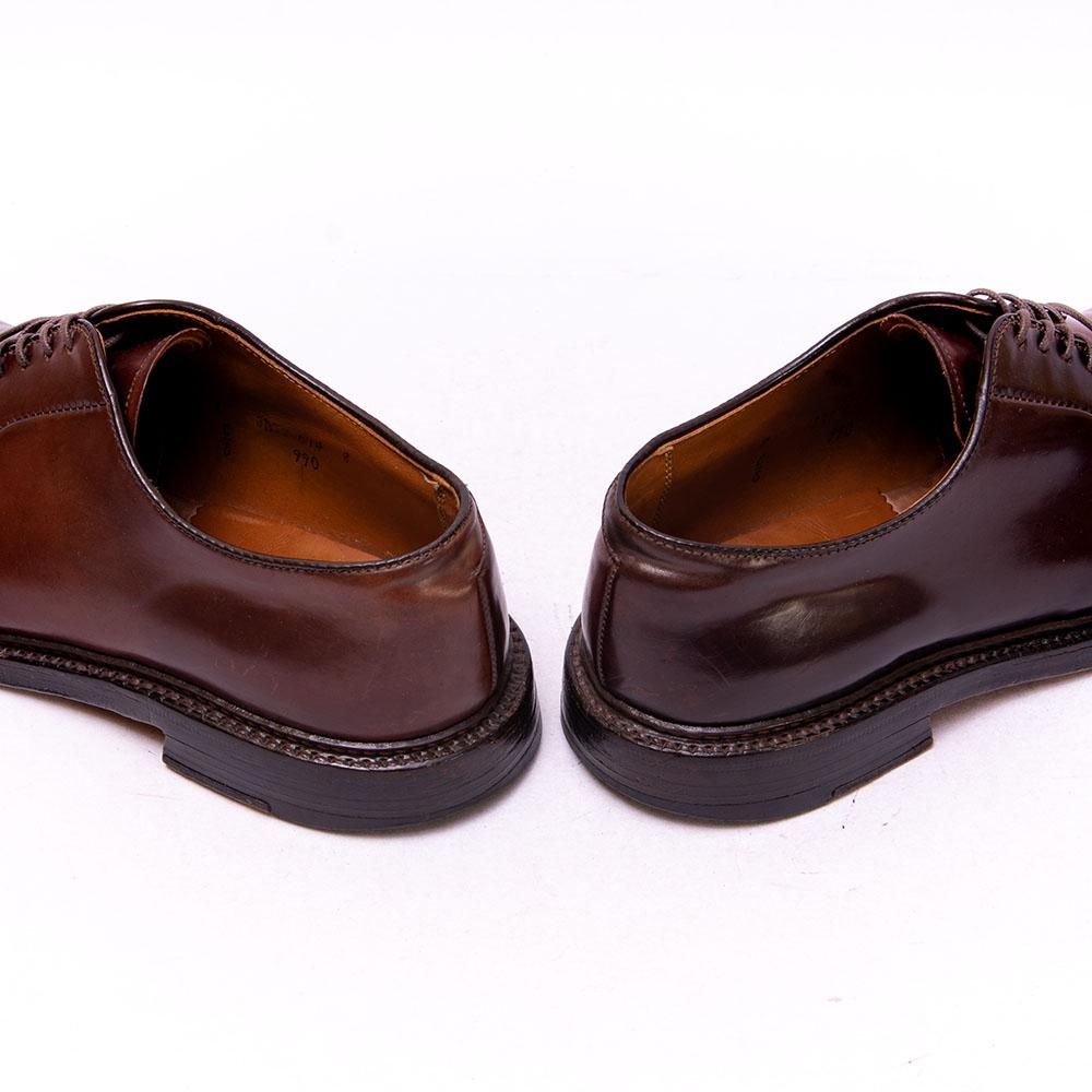 オールデン 990 プレーントゥ コードバン バーガンディ サイズ8E