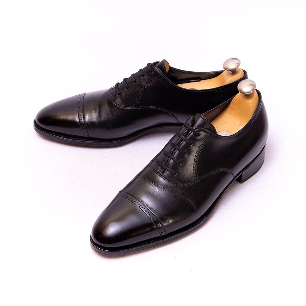 ジョンロブ PHILIP?(フィリップ2) パンチドキャップ ブラック サイズ