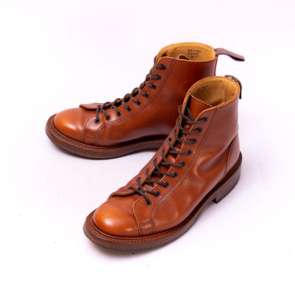 トリッカーズ M6259 MONKEY BOOTS(モンキーブーツ) マロン サイズ6.5(UK5～5.5相当)Fitting5 - 中古革靴