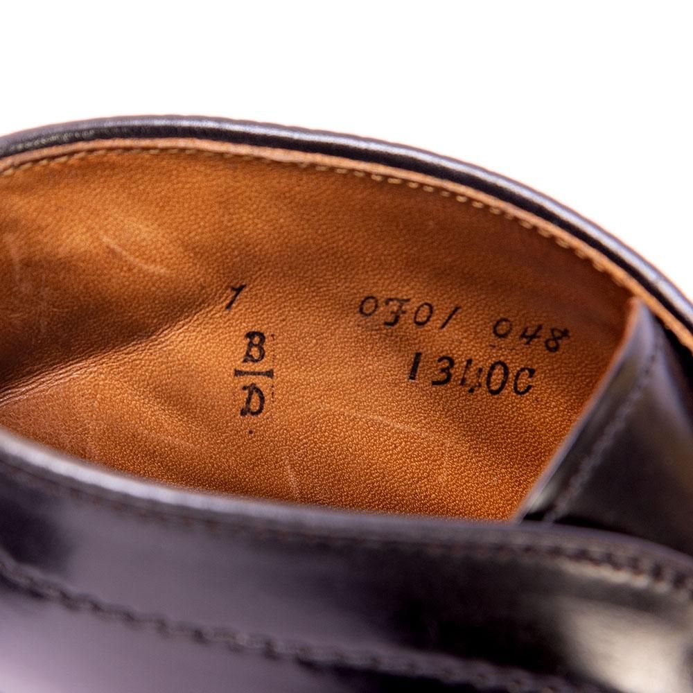 オールデン　チャッカーブーツ　7ハーフ　黒 極上☆オールデン 7.5D【☆チャッカブーツ/1377C】バリーラスト