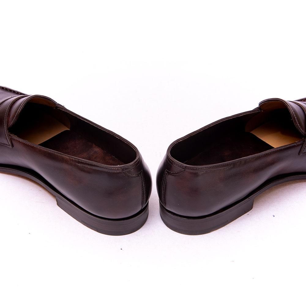 JOHN LOBB ロペス ダークブラウン ミュージアムカーフローファー NEW ITEM】 ジョンロブ ロペス ローファー JOHN LOBB LOPEZ material