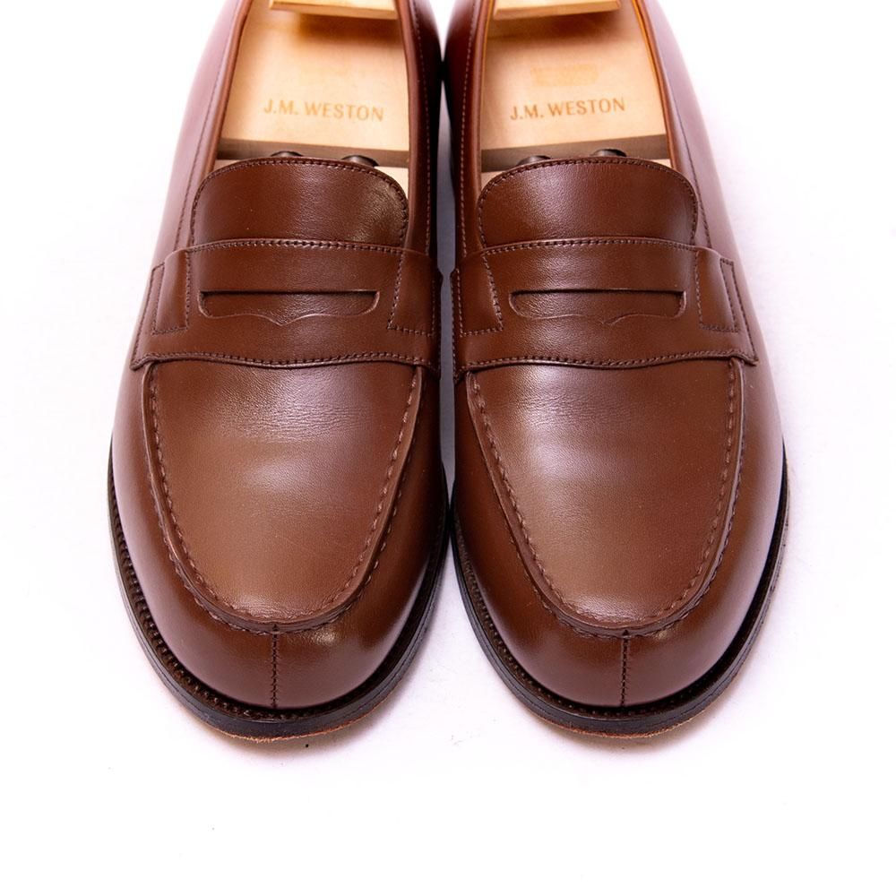 ジェイエムウエストン 180 シグニチャーローファー タン サイズ5.5D