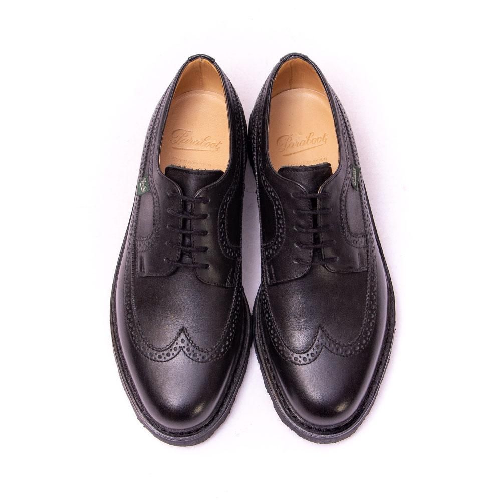 パラブーツ ALBY(アルビー)ロングウイング ブラック リスレザー サイズ