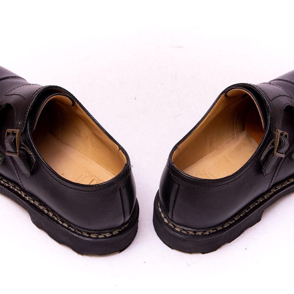 パラブーツ WILLIAM(ウィリアム)ダブルモンク ブラック リスレザー