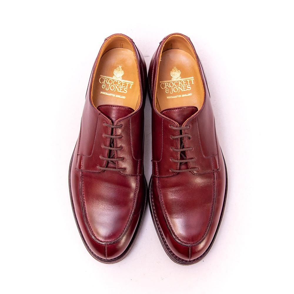 666.CROCKETT&JONES DURHAM Uチップ 型押し 7.5E靴/シューズ - www