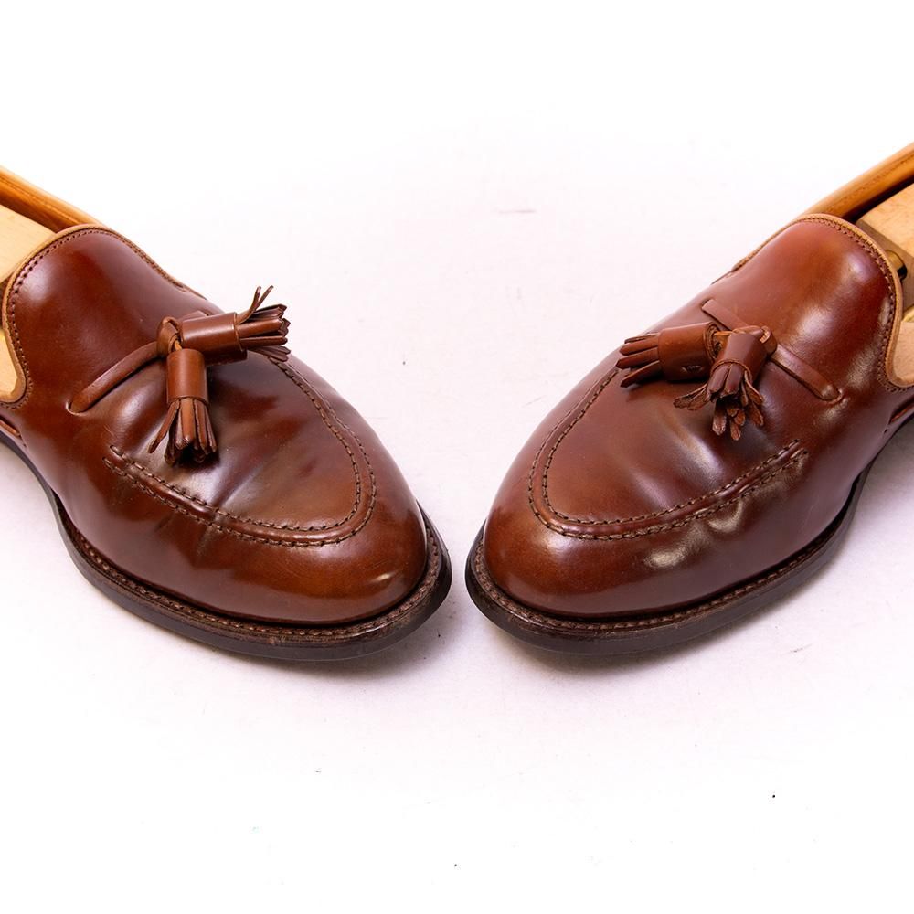 クロケット＆ジョーンズ タッセルローファー ウイスキーコードバン UK7.5D