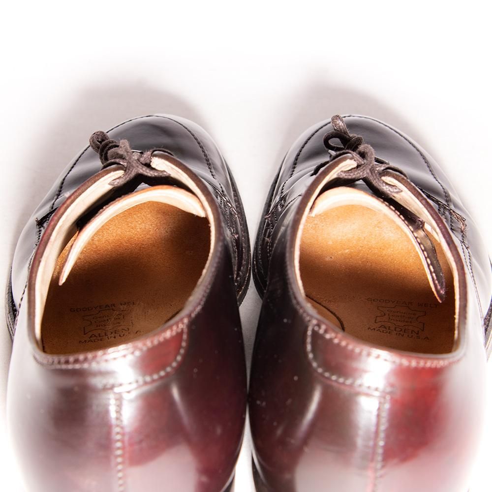 オールデン 54321 Vチップ コードバン バーガンディ モディファイド