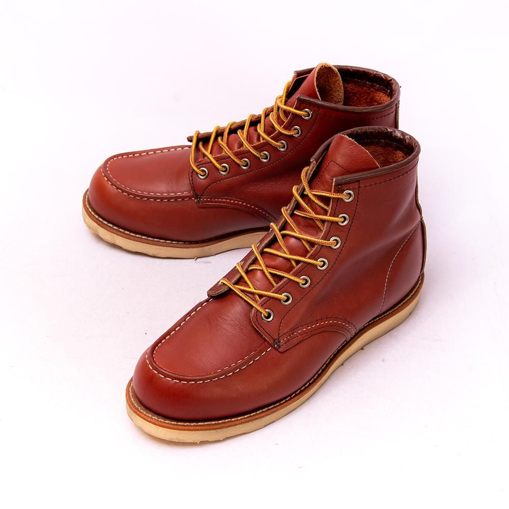 REDWING 8875 6インチ クラシック モックトゥ ブーツ 茶-