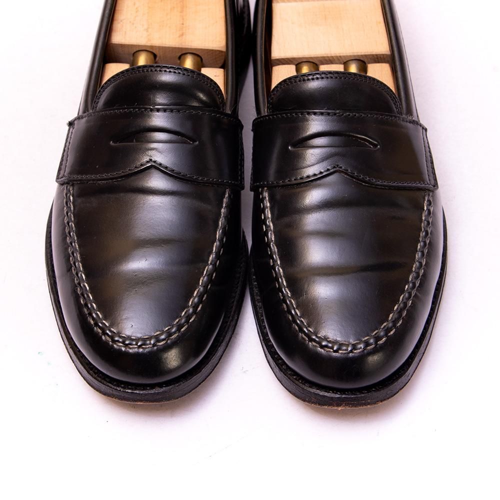 ALDEN x BEAMS 99361 ローファー コードバン ブラック 10D ALDEN x BEAMS 99361 ローファー コードバン ブラック 10D