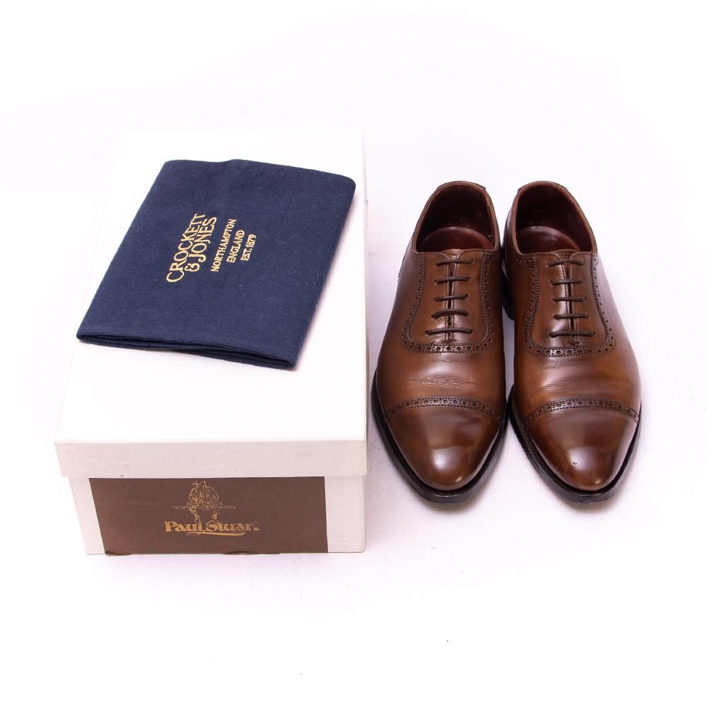 良好】Crockett&Jones ALBANY アデレード 6D ブラウン