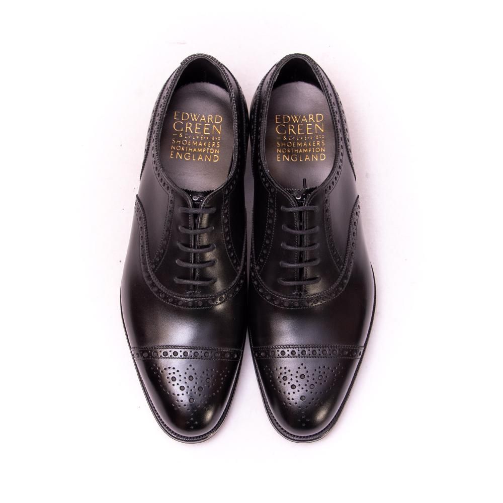 付属品完備　エドワードグリーン　カドガン　6E　ブラック　82ラスト エドワードグリーン CADOGAN(カドガン)セミブローグ ブラック 82ラスト