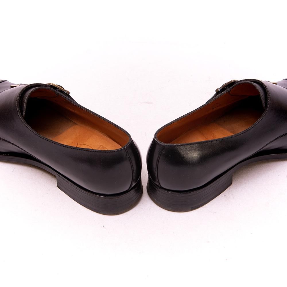 ジェイエムウエストン 537 ダブルモンク ブラック 旧ロゴ サイズ