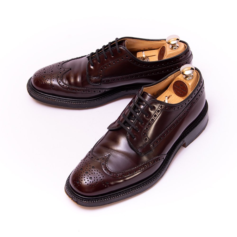 チャーチ GRAFTON(グラフトン) フルブローグ ウィングチップ バーガンディ 4都市 サイズ5.5F - 中古革靴販売|革靴の通販ラス