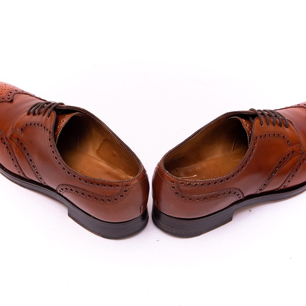 ジョンロブ DARBY(ダービー)フルブローグ ウイングチップ ブラウン 90