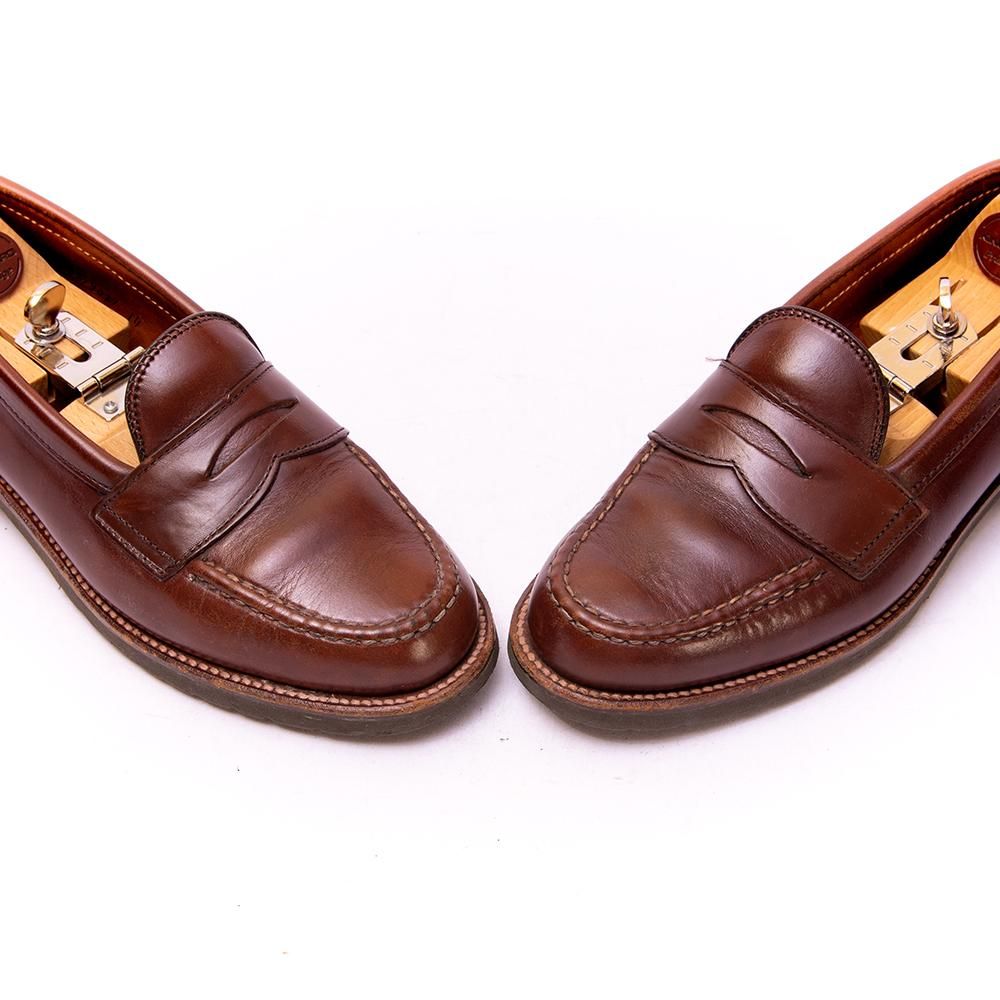 オールデン　ダークブラウン レザー ペニーローファー廃盤　貴重 オールデン ダークブラウン レザー ペニーローファー廃盤 貴重