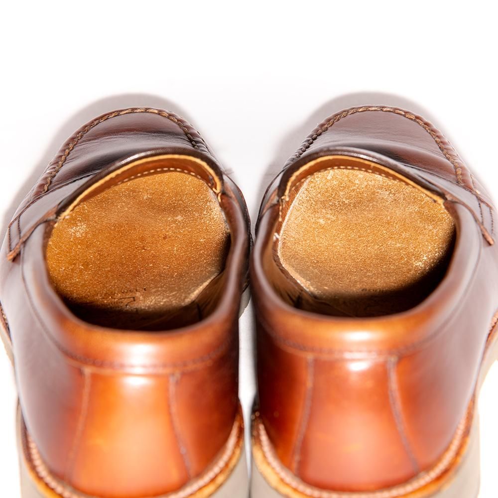 オールデン ダークブラウン レザー ペニーローファー廃盤 貴重