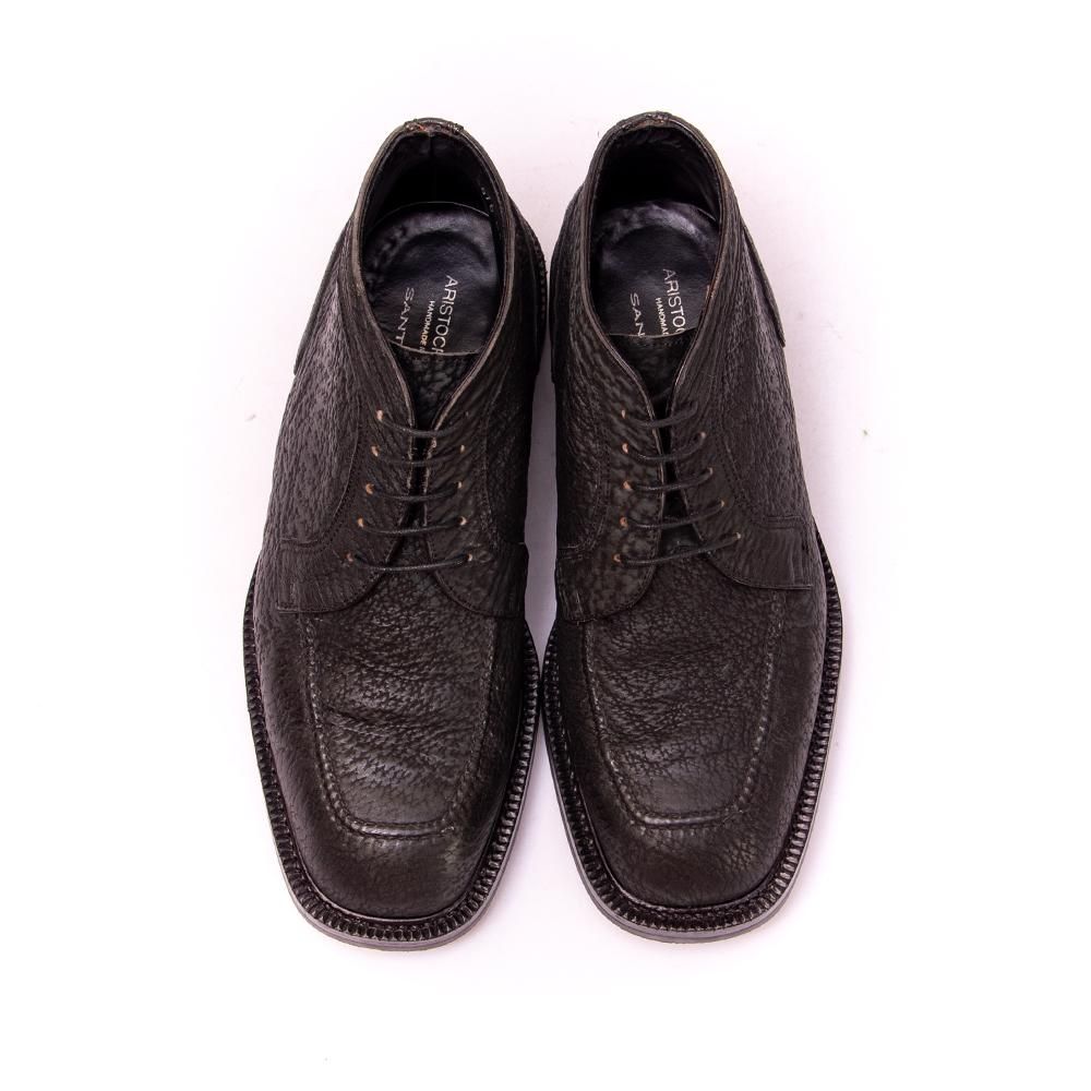 サントーニ UK6.0 ブラックレザー レースアップシューズ 楽天市場】サントーニ Santoni ダービー レザーシューズ アンティーク
