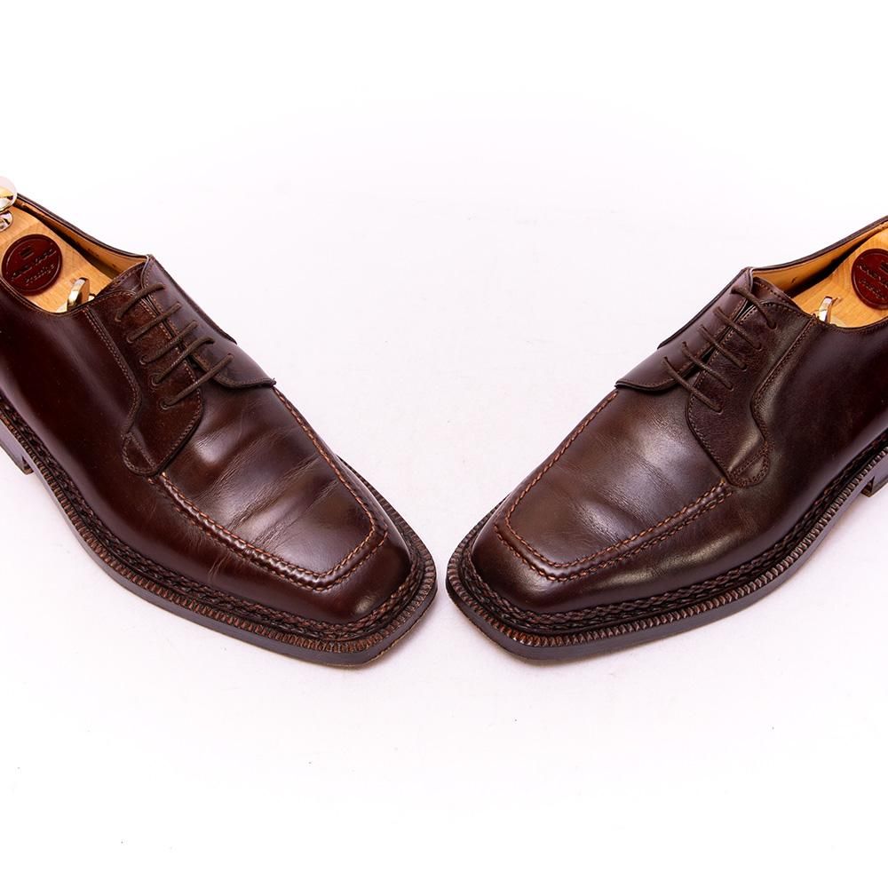 サントーニ Uチップ ダークブラウン ノルベジェーゼ製法ARISTOCRATICO