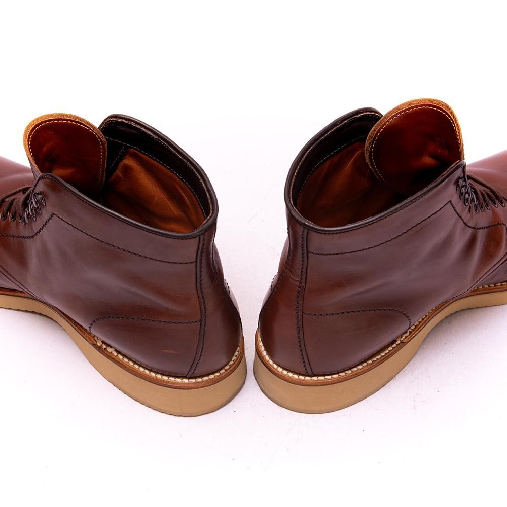 オールデン 45960H プレーントゥブーツ ダークブラウンクロムエクセル