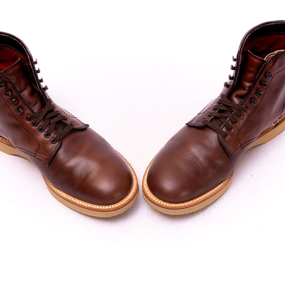 オールデン 45960H プレーントゥブーツ ダークブラウンクロムエクセル