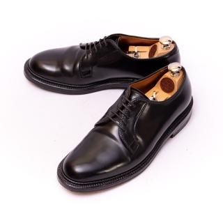 極上美品オールデンウィングチップ ブラウンレザーシューズ 26.0〜26.5 中古・古着通販】ALDEN (オールデン) スエードロングウイング