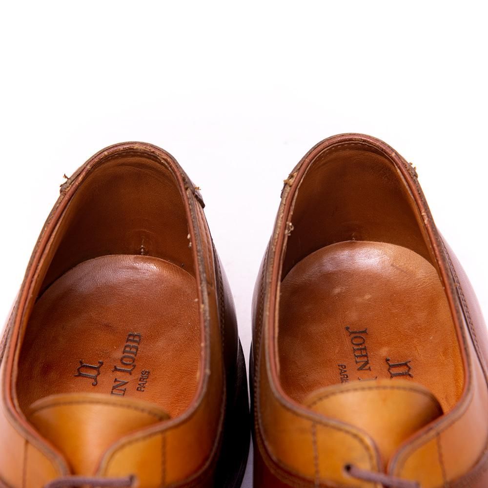 ジョンロブ BARROS(バロス) Uチップ コンビ アルディラ×タバコ