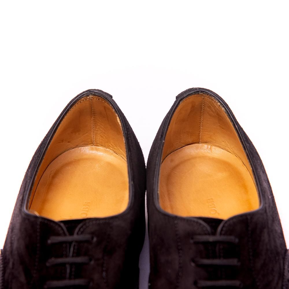 ジョンロブ AVON(エイボン)クォーターブローグ ブラックスエード