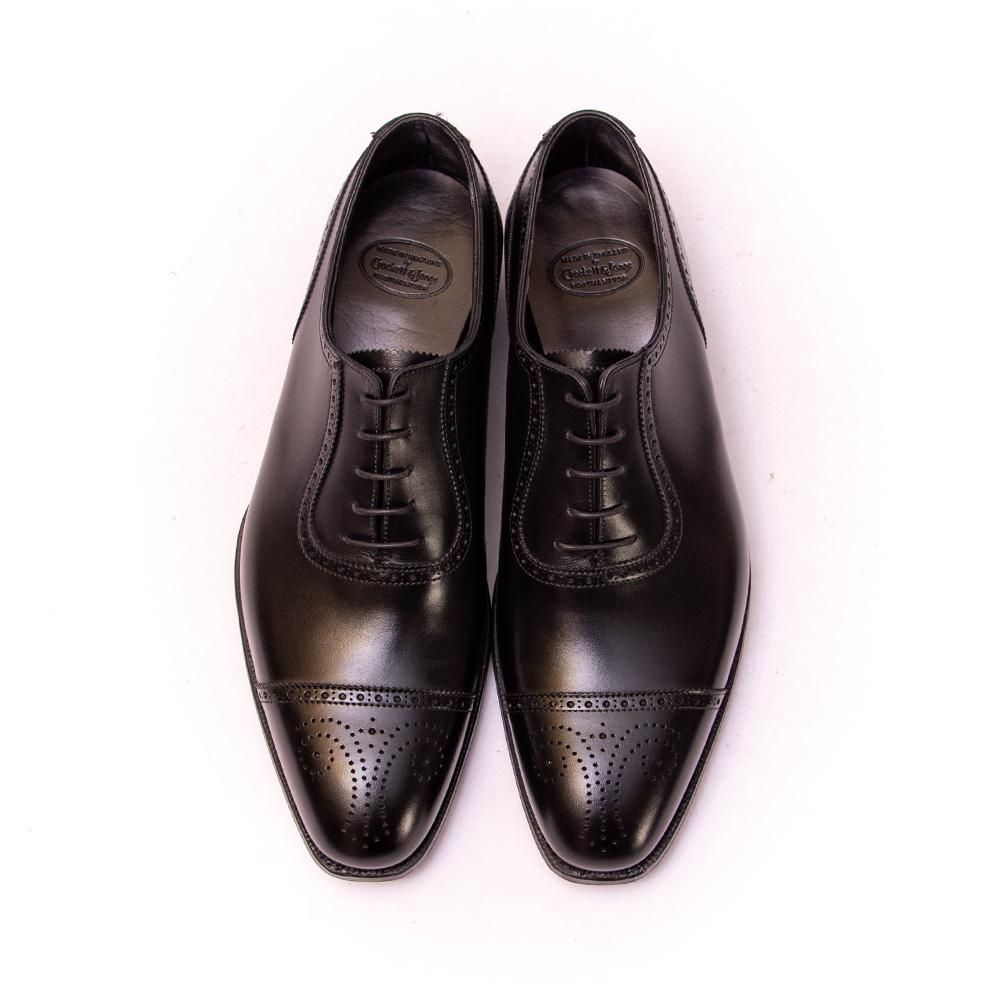 【Crockett & Jones】セミブローグ【ハンドグレード】 クロケット&ジョーンズ 9D【ハンドグレードライン/セミブローグ