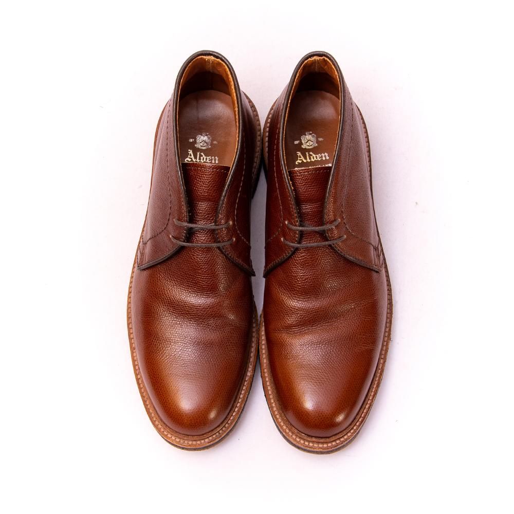 オールデン 13932 チャッカブーツ ブラウン アルパインカーフ