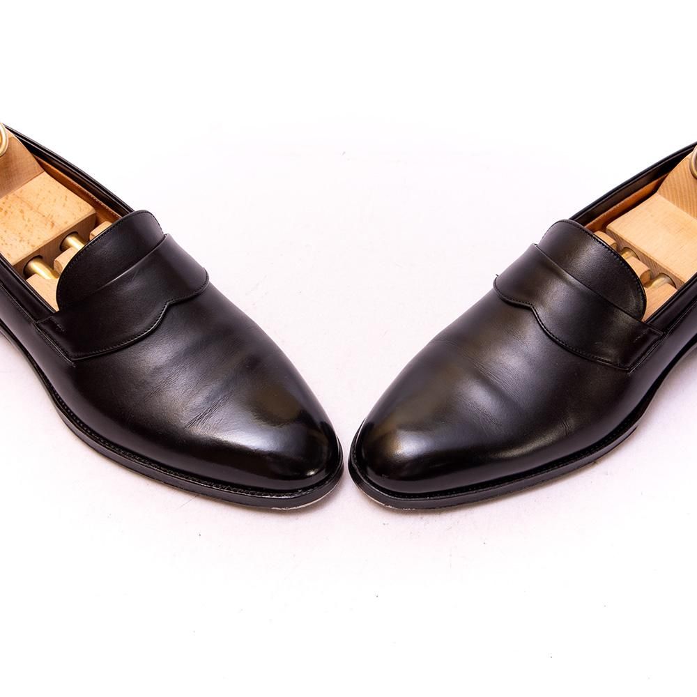 カルマンソロジー OPERA LOAFER UK7.5 黒 A4958