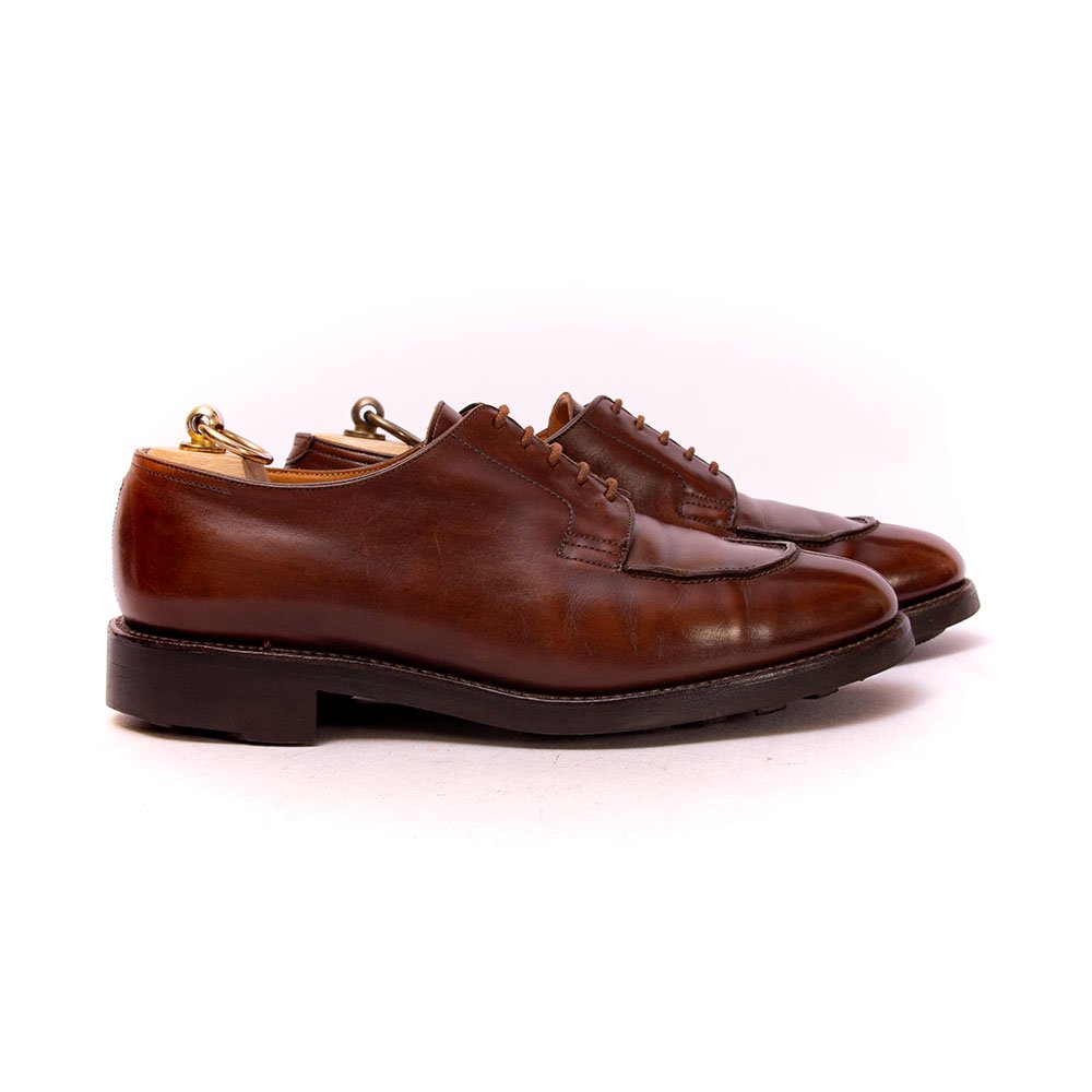 ジョンロブ NORWAY(ノルウェイ）Uチップ スプリットトゥ ブラウン サイズ7E - 中古革靴販売|革靴の通販ラスタイルシューズショップ