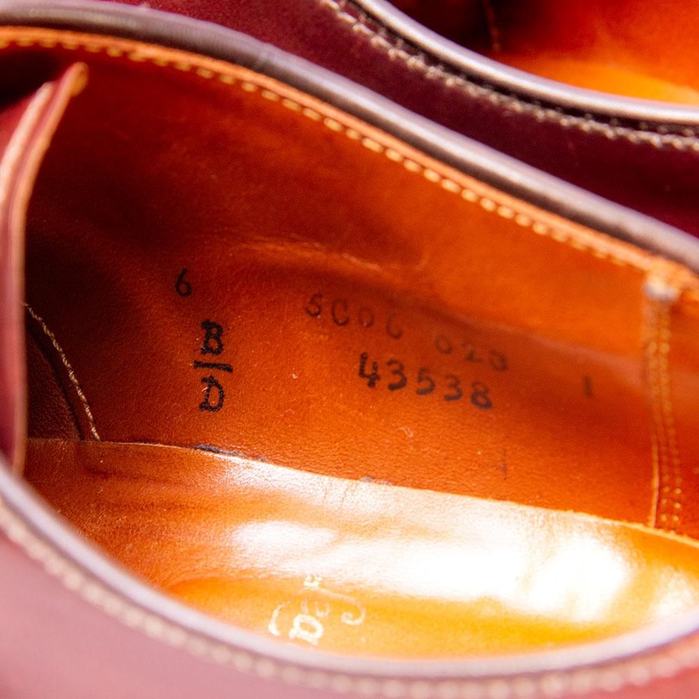 【極美品】レザーソウル別注Alden バーガンディ ホーウィン製シェルコードバン ALDEN オールデン #5412 9.5D バーガンディ レンジャーモックコード