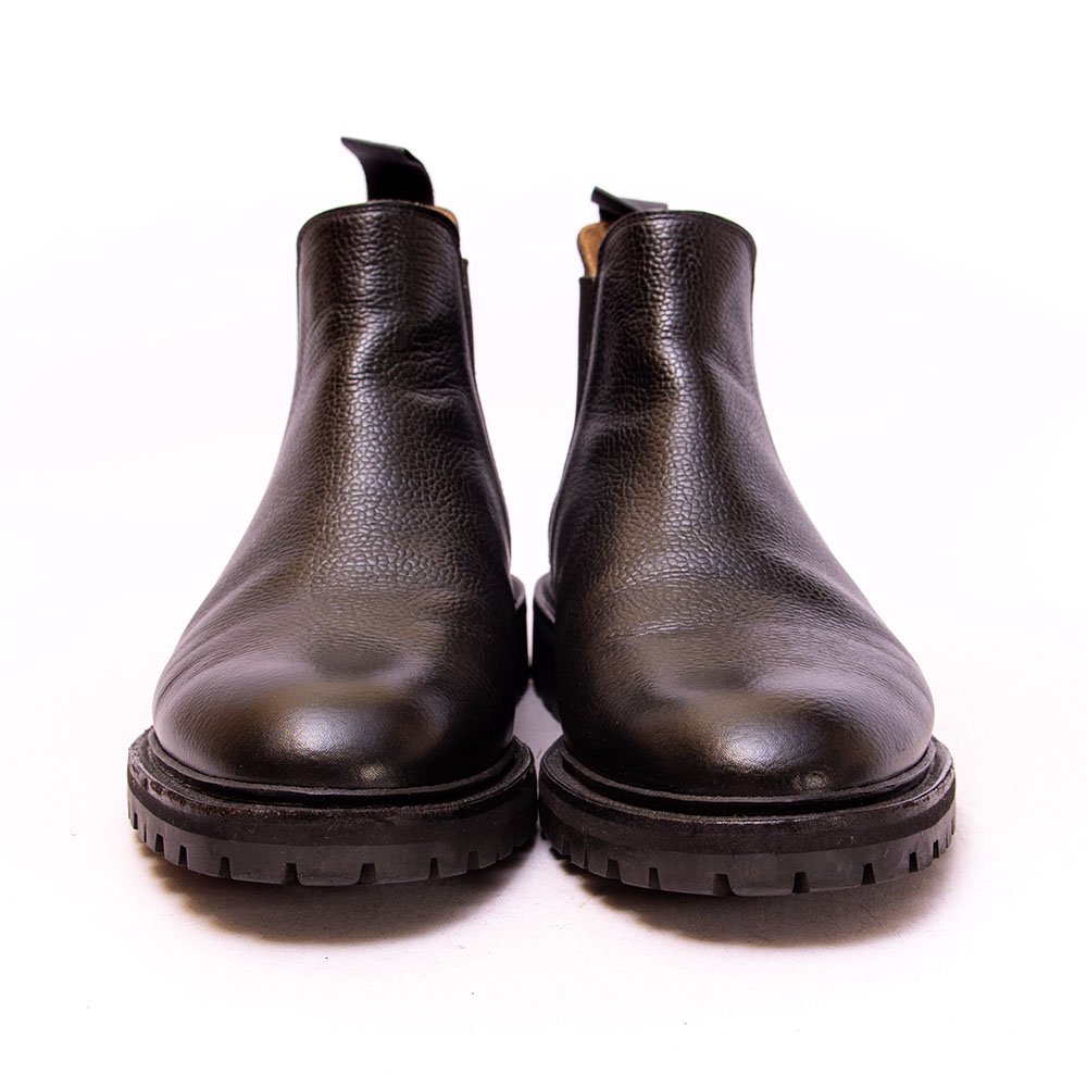 クロケット＆ジョーンズ CHELSEA11(チェルシー11) サイドゴアブーツ ブラック スコッチグレインレザー サイズ7E -  中古革靴販売|革靴の通販ラスタイルシューズショップ