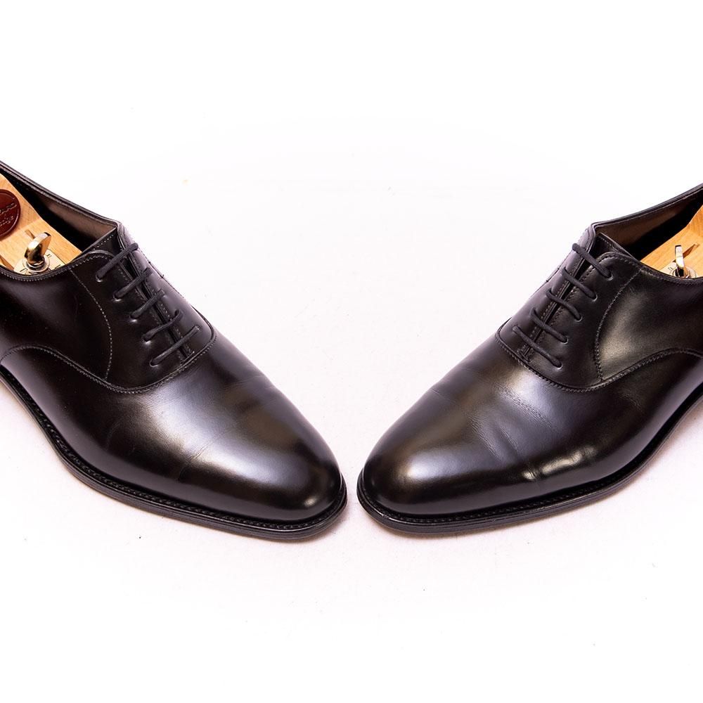 9E JOHN LOBB ジョンロブ GARNIERⅡ革靴 レザーシューズ ジョンロブ GARNIER2(ガルニエ2)プレーントゥ ブラック