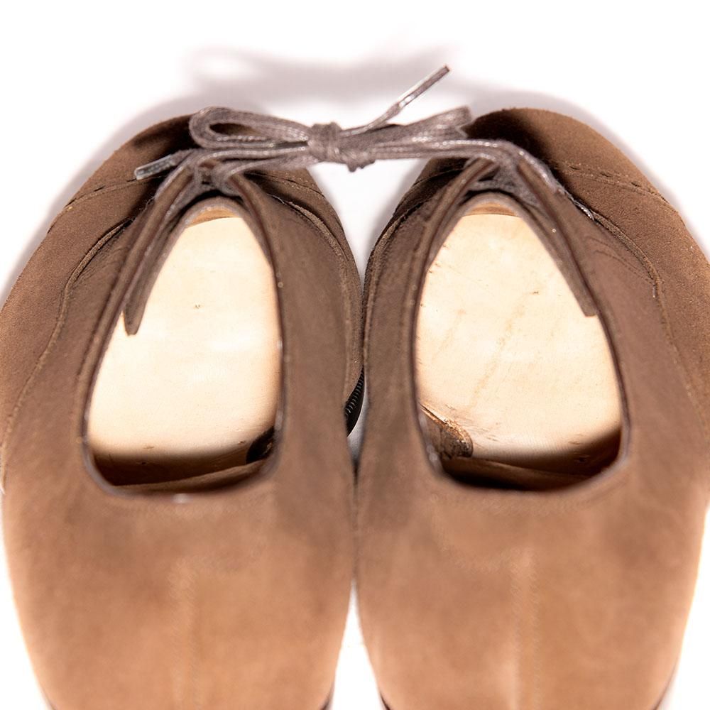 コルノブルゥ パンチドキャップ スエード ブラウン オーダー品